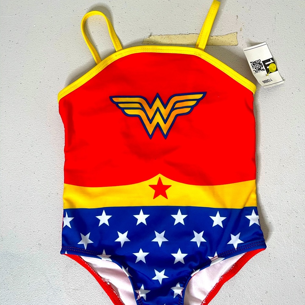Little Girls Wonder Women One Piece